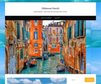 Hideawayhaunts.com(Build memories) Screenshot