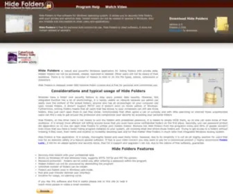 Hidefolders.org(Hide Folders) Screenshot