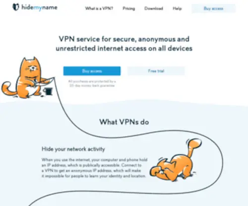 Hidemy.name(VPN service for secure) Screenshot