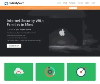 Hidemysurf.net(Fast and Secure VPN Service) Screenshot