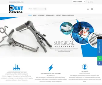 Hident-Dental.com(Dental Instruments) Screenshot