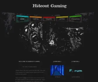 Hideoutgaming.com(Hideout Gaming) Screenshot