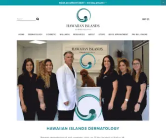 Hidermatology.com(Hawaiian Islands Dermatology) Screenshot
