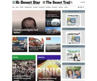 Hidesertstar.com(Hi-Desert Star) Screenshot