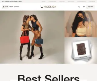 Hidesign.com(Elegantly Handcrafted Leather Accessories) Screenshot