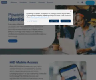 Hidglobal.com(HID Global) Screenshot