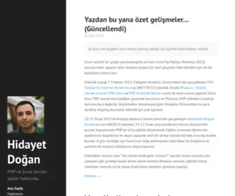 Hido.net(Hidayet Doğan) Screenshot