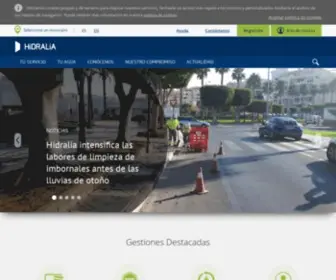 Hidralia-SA.es(Inicio) Screenshot
