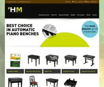 Hidraumodel.com(Banquetas para piano) Screenshot