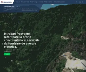 Hidroelectrica.ro(Hidroelectrica) Screenshot