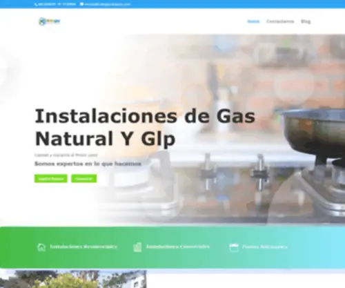 Hidrogasdelperu.com(Instalaciones de gas) Screenshot