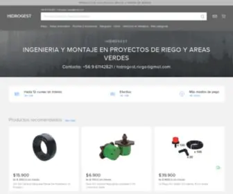 Hidrogest.cl(Tienda Online) Screenshot