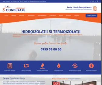 Hidroizolatii-Conduraru.ro(Hidroizolatii Conduraru) Screenshot