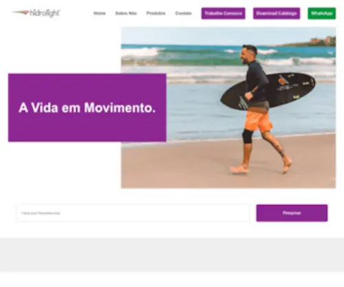 Hidrolight.com.br(A vida em Movimento) Screenshot