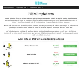 Hidrolimpiadoras10.com(Hidrolimpiadoras TOP 10 de los mas vendidos 2021) Screenshot