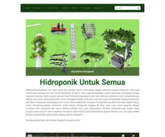 Hidroponikuntuksemua.com(Belajar hidroponik mudah dan murah) Screenshot