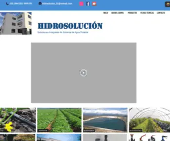 Hidrosolucion01.com(Provincia de Cotopaxi/ Latacunga) Screenshot
