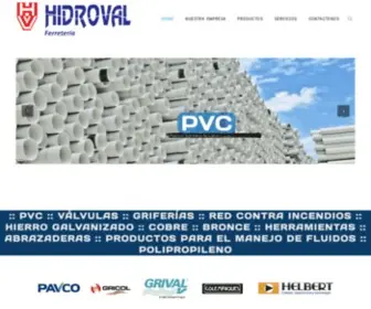 Hidrovaltda.com(Tubería y accesorios PVC) Screenshot