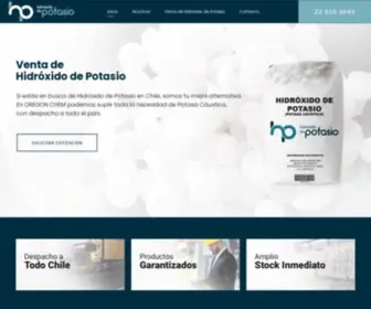 Hidroxido-DE-Potasio.cl(Venta de Hidróxido de Potasio en Chile) Screenshot