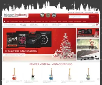 Hieber-Lindberg.de(Musikhaus Hieber Lindberg Online Shop) Screenshot