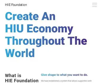 Hiefoundation.org(HIE Foundation) Screenshot