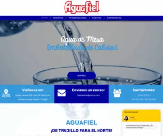 Hielosnortesac.com(Agua de mesa embotellada) Screenshot