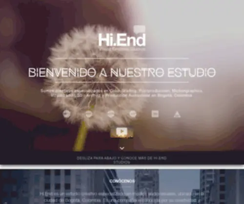 Hiendstudios.com(Hi.End Studios) Screenshot