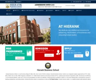 Hierank.org(Top MBA Colleges in Noida) Screenshot