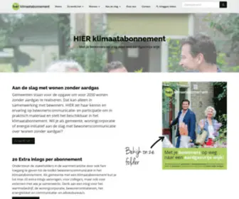 Hierklimaatabonnement.nl(HIER klimaatabonnement) Screenshot