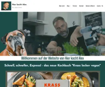 Hierkochtalex.de(Hier kocht Alex) Screenshot