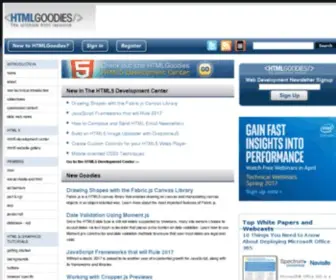 Hiermenuscentral.com(HTML Goodies) Screenshot