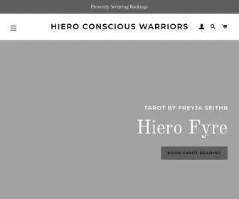 Hierofyre.com(Smudge / Sage Bundles + Intuitive Readings + Spiritual Guidance & Ancient Tools for the Alchemist) Screenshot