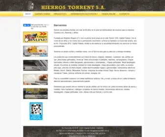 Hierrostorrent.com.ar(Hierros Torrent S.A) Screenshot