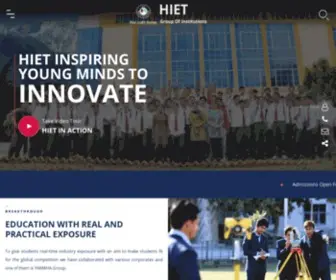 Hiet.co.in(Hiet Group of Institutions) Screenshot