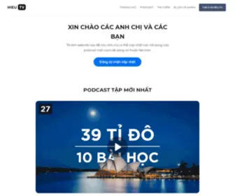 Hieu.tv(Podcast về 2 mảng nội dung chính) Screenshot