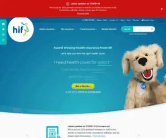 Hif.com.au(Health Insurance) Screenshot
