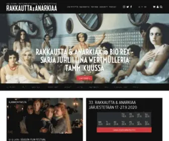 Hiff.fi(Suomen suurin ja monipuolisin elokuvafestivaali Helsinki International Film Festival) Screenshot