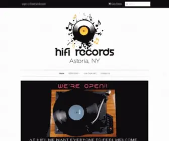 Hifi-Records.com(Hifi Records & Cafe) Screenshot