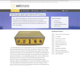 Hifi-Studio.de(Klassische HiFi Geräte) Screenshot