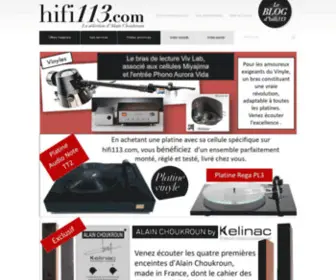 Hifi113.com(Haute-Fidélité) Screenshot