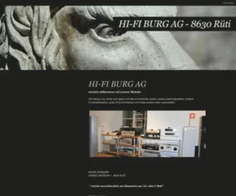 Hifiburg.ch(HI-FI BURG AG) Screenshot