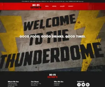 Hificlydesnashville.com(Hi-Fi Clyde's Nashville) Screenshot