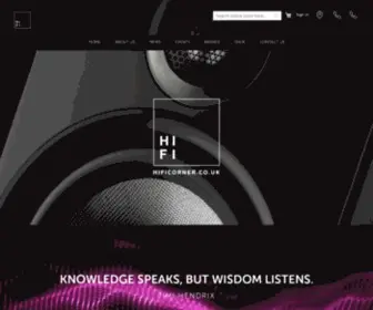 Hificorner.co.uk(HiFi Corner) Screenshot