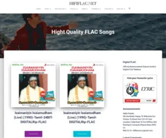 Hififlac.net(Hight Quality FLAC Songs) Screenshot