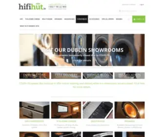 Hifihut.ie(Ireland's leading specialist in Hifi and Home Cinema Systems Store) Screenshot
