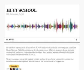 Hifischool.com(Hifi Enthusiast Portal) Screenshot