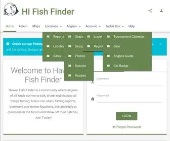 Hifishfinder.com(Hawaii Fishing Forum) Screenshot