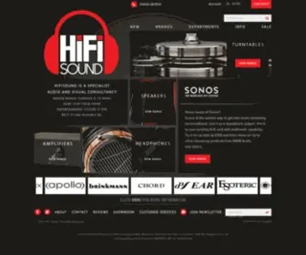 Hifisound.co.uk(HifiSound offers all your Hifi sound system needs from Amplifiers) Screenshot