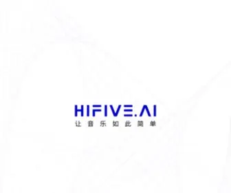 Hifiveai.com(HIFIVE音乐版权云平台) Screenshot