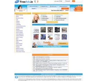 Hifreeads.ie(Post a free ad) Screenshot